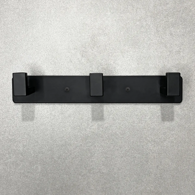 Вешалка для одежды на 3 крючка MVM HA-05/3 BLACK