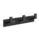 Вешалка для одежды на 3 крючка MVM HA-05/3 BLACK