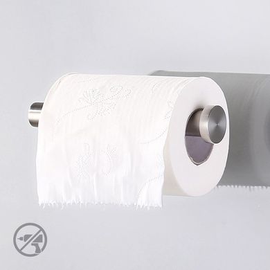 Тримач для туалетного паперу з нержавіючої сталі (на клейкій основі) MVM BSS-1