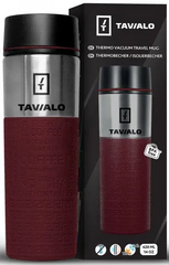 Термокружка Tavialo 420 мл (бордовая)