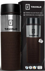 Термокружка Tavialo 420 мл (коричнева)
