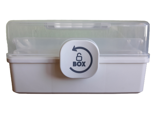 Аптечка органайзер для медикаментов MVM PC-16 S WHITE (без лекарств)