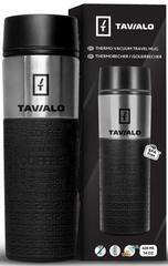 Термокружка Tavialo 420 мл (черная)