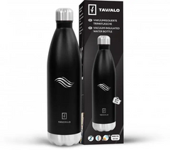 Термопляшка Tavialo 1 літр (чорна)