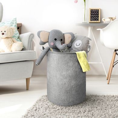 Корзина для зберігання текстильна MVM TH-01 GRAY