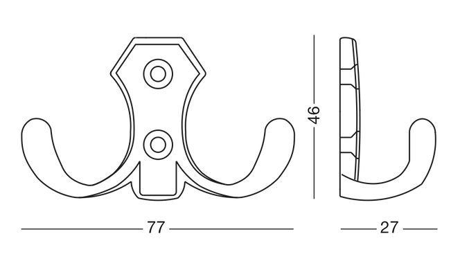 Гачок меблевий Linde Z-361 AB