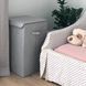 Корзина для зберігання текстильна MVM TH-02 GRAY