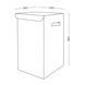Корзина для зберігання текстильна MVM TH-02 GRAY