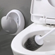 Набор для туалета MVM-12 (бело-серый) (ершик настенный - ведро - держатель для туалетной бумаги)