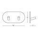 Крючок для полотенец из нержавейки MVM HSS-504/2R SS (клеящийся)