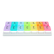 Органайзер для таблеток 7 днів з кнопками для відкриття MVM PC-12 COLOR
