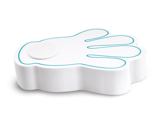Обмежувач закриття дверей MVM BS-18 WHITE (на клейкій основі)