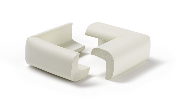 Накладки на кути м'які MVM BS-01 WHITE (клеяться) 2 шт