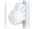 Обмежувач закриття дверей MVM BS-18 WHITE (на клейкій основі)
