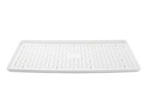 Cушка для посуду з піддоном без органайзера MVM DR-04 WHITE (біла)
