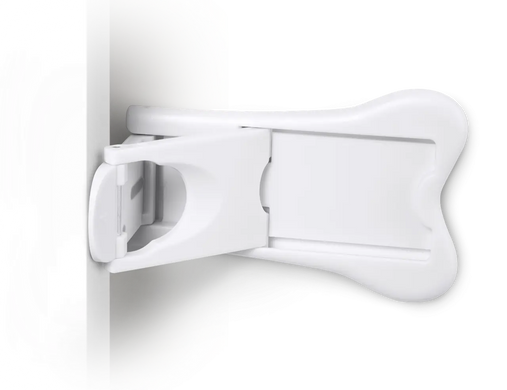 Замок для шкафа-купе MVM BS-19 WHITE (самоклеющийся) (2 шт)