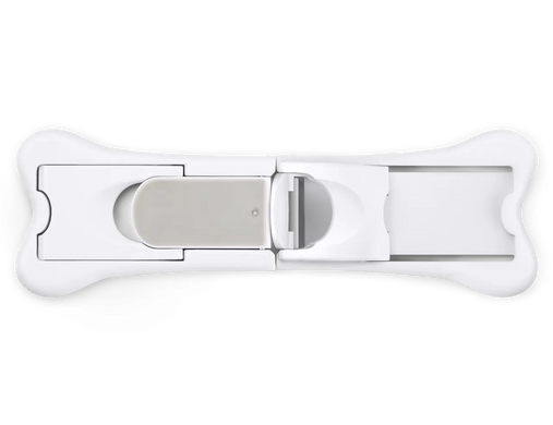 Замок для шкафа-купе MVM BS-19 WHITE (самоклеющийся) (2 шт)