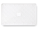 Cушка для посуду з піддоном без органайзера MVM DR-04 WHITE (біла)