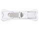 Замок для шкафа-купе MVM BS-19 WHITE (самоклеющийся) (2 шт)