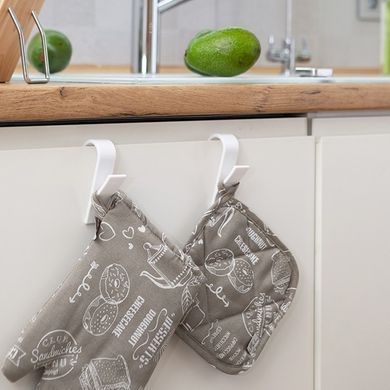 Гачок для рушників на рушникосушку MVM HP-100 White