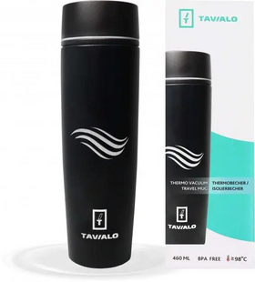 Термокружка Tavialo 460 мл (чорна)