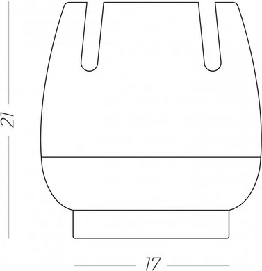 Накладки на ніжки стільців круглі 17-21 мм MVM (4 шт)