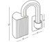 Ограничитель для дверей MVM BS-07 WHITE 2 шт