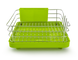Cушка для посуду з органайзером і піддоном MVM DR-02 GREEN (салатова)