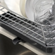 Cушка для посуду з органайзером і піддоном MVM DR-02 GRAY (сіра)
