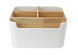 Органайзер настільний для дрібниць MVM FH-02 WHITE/WOOD