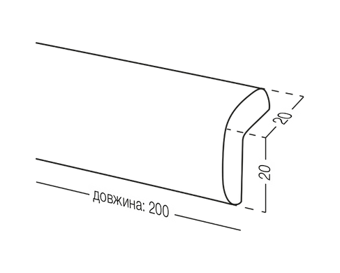 Стрічка захисна на кути м'яка MVM BS-17 WHITE (на клейкій основі) 2 метри